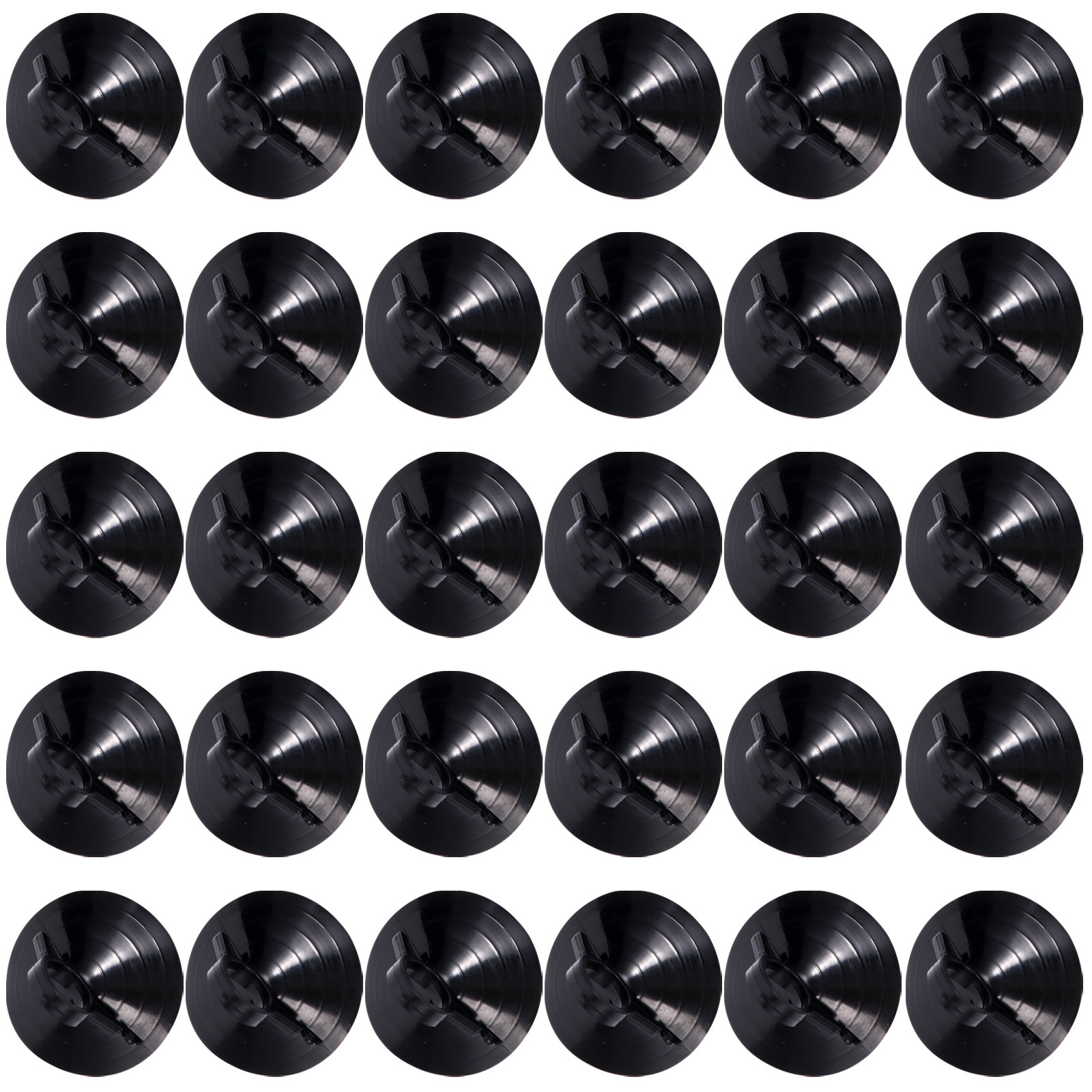 Plastic Cup 50Pcs - 50 szt. dużych przyssawek z pierścieniem