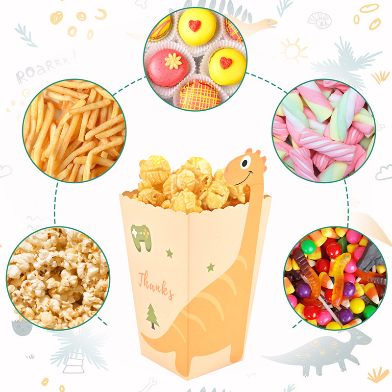 4Pcs Cartoon Dinosaur Boxes Di – Event Party Box recenzja i cena