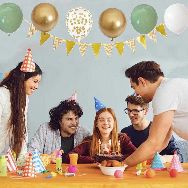 28 szt. Zestaw dekoracji urodz – Party Banner Gold recenzja i cena