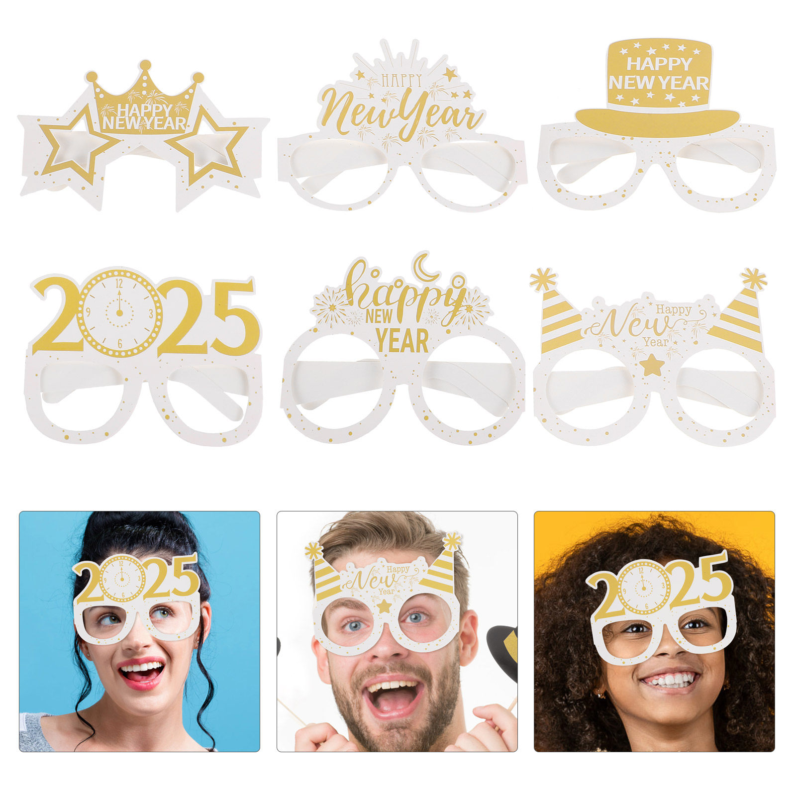 6 szt. okularów imprezowych na – Photo Booth Frame recenzja i cena